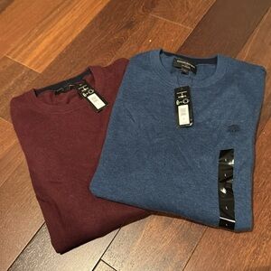 Banana Republic NWT bundle of 2 men’s cotton and recycled material sweaters